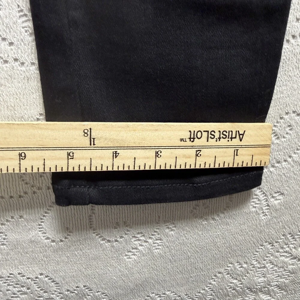 Old Navy Rockstar Super Skinny Jeggings Girls 8 Black Mid Rise Adjustable Waist
